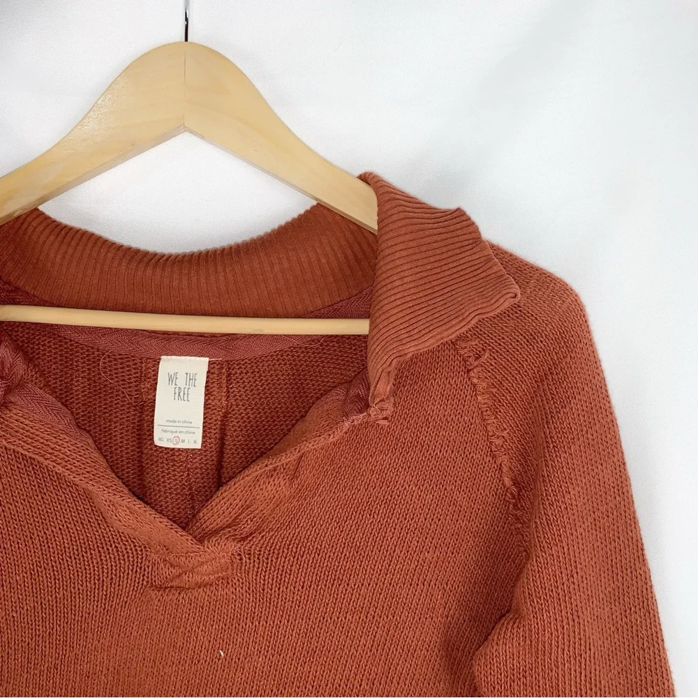 We The Free Darcy Cropped Sweater in Cedar